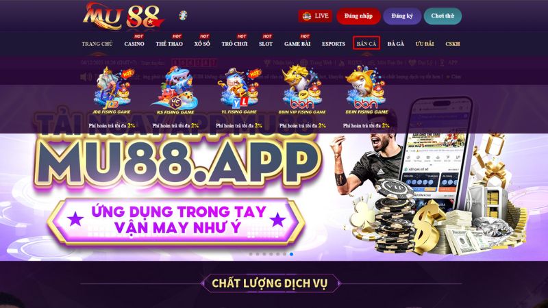 Nhiều tựa game bắn cá đỉnh cao