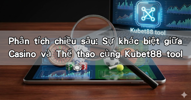 Sự khác biệt giữa Casino và Thể thao cùng Kubet88 tool